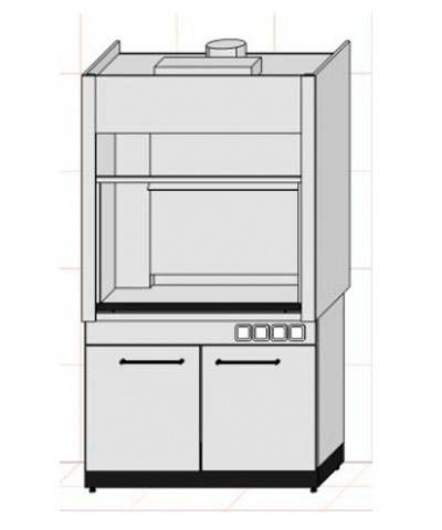 Вытяжной шкаф Дельта-2ШВ1274.1КГО