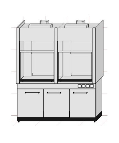 Вытяжной шкаф Дельта-2ШВ1574.1КГО