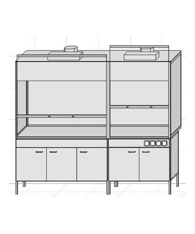 Вытяжной шкаф ШВ-104КГ